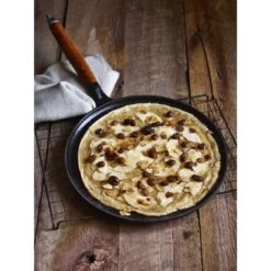Staub Crêpière Avec Poignée En Bois 28 Cm, Fonte, Noir -Staub Cuisine 000017017
