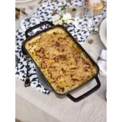 Staub Plat Empilable 30 X 20 Cm, Fonte 7 Staub Plat Empilable 30 X 20 Cm, Fonte -Staub Cuisine 000017271