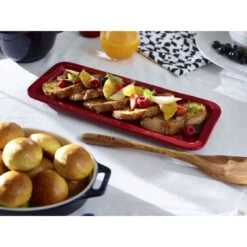 Staub Assiette 36 Cm X 14 Cm, Céramique, Cerise -Staub Cuisine 000017341