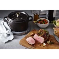 Staub Cocotte 20 Cm, Rond(e), Noir, Fonte -Staub Cuisine 000017494