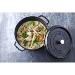 Staub Cocotte 28 Cm, Rond(e), Noir, Fonte -Staub Cuisine 000017831