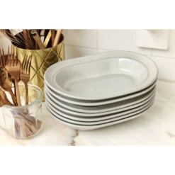 Staub Assiette 25 Cm, Céramique, Truffe Blanche -Staub Cuisine 000019690