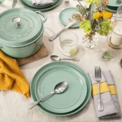 Staub Lot De 6 Assiettes Plates 15 Cm, Céramique, Sauge -Staub Cuisine 0023X SET EU 3