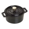Staub Mini Cocotte 10 Cm, Rond(e), Noir, Fonte
