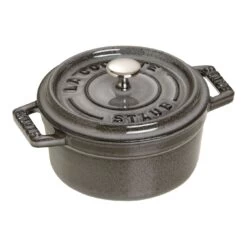 Staub Mini Cocotte 10 Cm, Rond(e), Gris Graphite, Fonte