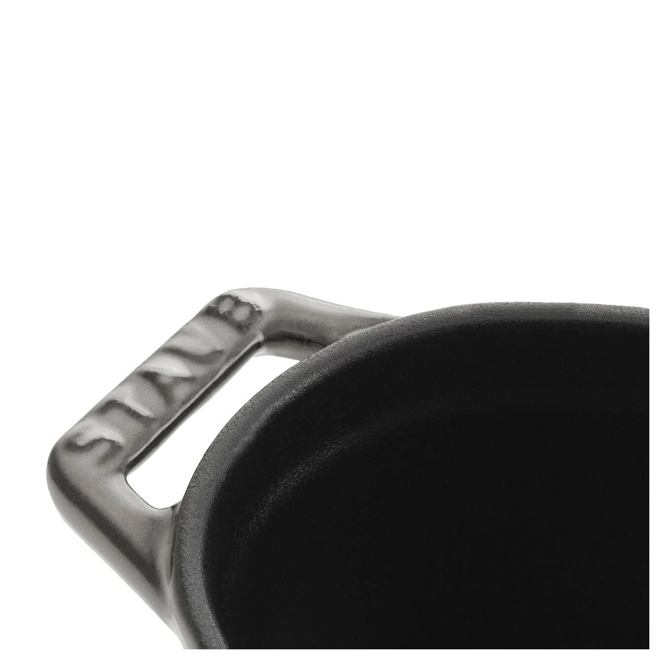 Staub Mini Cocotte 11 Cm, Ovale, Gris Graphite, Fonte 5 Staub Mini Cocotte 11 Cm, Ovale, Gris Graphite, Fonte – Image 3