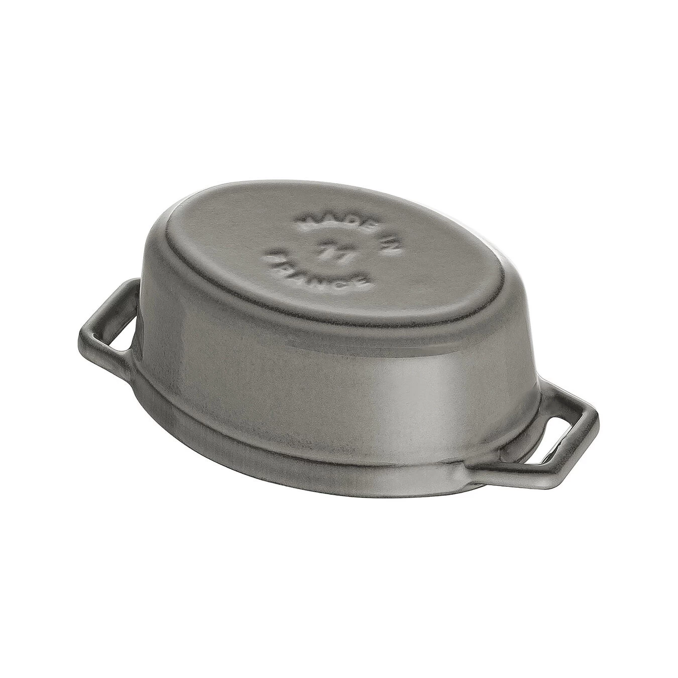 Staub Mini Cocotte 11 Cm, Ovale, Gris Graphite, Fonte 6 Staub Mini Cocotte 11 Cm, Ovale, Gris Graphite, Fonte – Image 4