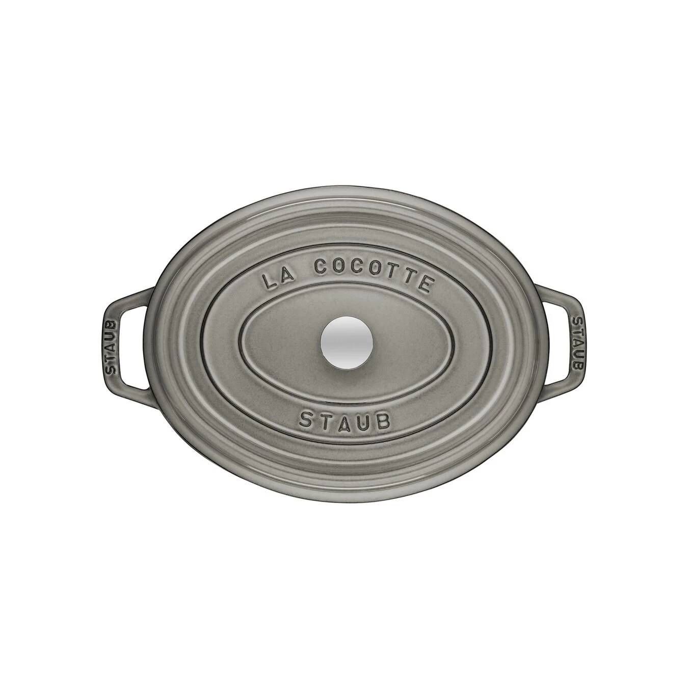 Staub Cocotte 29 Cm, Ovale, Gris Graphite, Fonte 4 Staub Cocotte 29 Cm, Ovale, Gris Graphite, Fonte – Image 2
