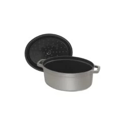 Staub Cocotte 29 Cm, Ovale, Gris Graphite, Fonte 9 Staub Cocotte 29 Cm, Ovale, Gris Graphite, Fonte -Staub Cuisine 40500 236 0 5 6