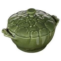Staub Cocotte 13 Cm, Artichaut, Basilic, Céramique