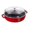 Staub Sauteuse Avec Couvercle En Verre 28 Cm, Fonte -Staub Cuisine 40501 038 0 1