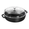 Staub Sauteuse Avec Couvercle En Verre 24 Cm, Fonte -Staub Cuisine 40501 060 0 1