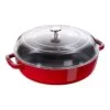 Staub Sauteuse Avec Couvercle En Verre 26 Cm, Fonte -Staub Cuisine 40501 063 0 1