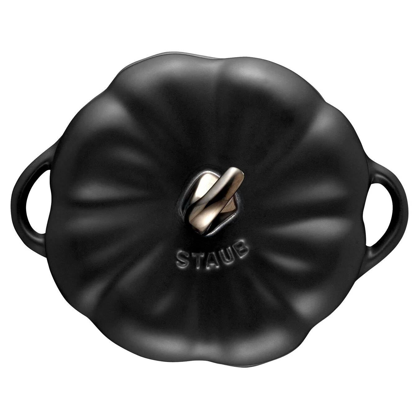 Staub Cocotte 12 Cm, Citrouille, Noir, Céramique 6 Staub Cocotte 12 Cm, Citrouille, Noir, Céramique – Image 4