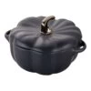 Staub Cocotte 15 Cm, Citrouille, Noir, Céramique
