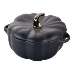 Staub Cocotte 15 Cm, Citrouille, Noir, Céramique