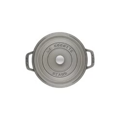 Staub Cocotte 26 Cm, Rond(e), Gris Graphite, Fonte -Staub Cuisine 40509 304 0 2 2