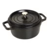 Staub Cocotte 22 Cm, Rond(e), Noir, Fonte