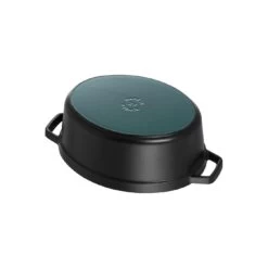 Staub Cocotte 29 Cm, Ovale, Noir, Fonte 8 Staub Cocotte 29 Cm, Ovale, Noir, Fonte -Staub Cuisine 40509 315 0 5