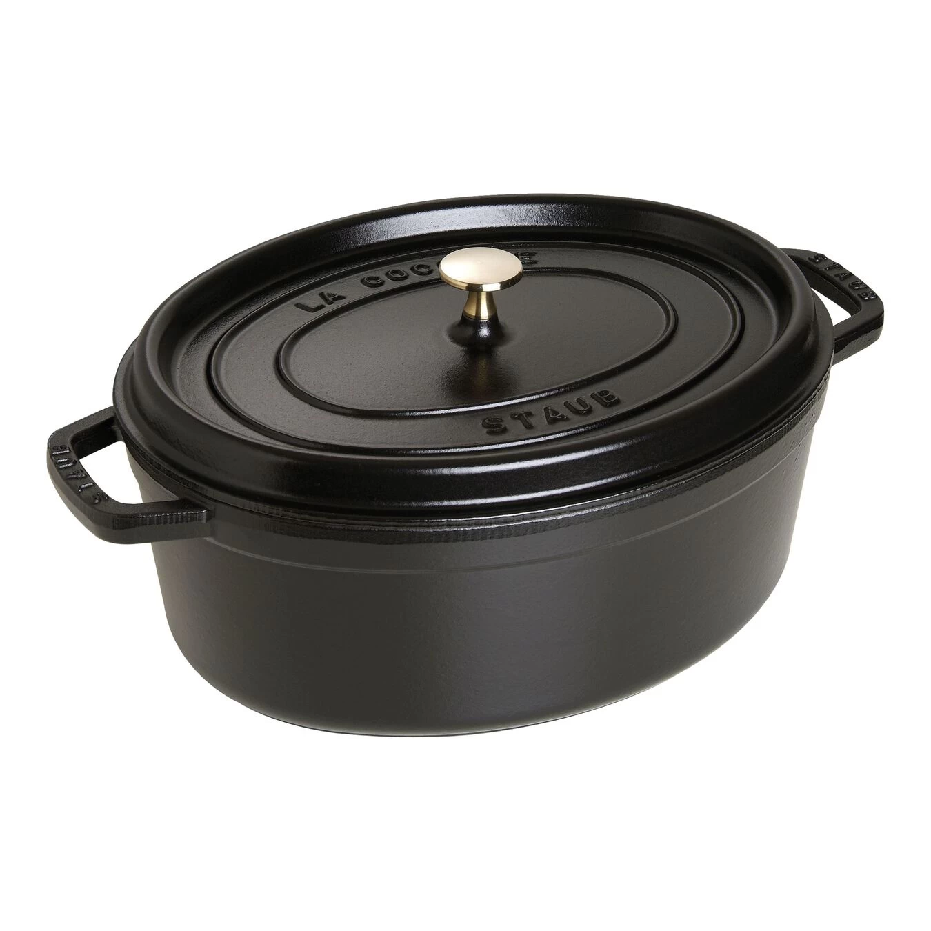 Staub Cocotte 33 Cm, Ovale, Noir, Fonte 3 Staub Cocotte 33 Cm, Ovale, Noir, Fonte