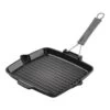Staub Gril Avec Bec Verseur 24 Cm, Fonte, Noir