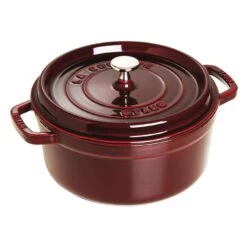 Staub Cocotte 26 Cm, Rond(e), Grenadine, Fonte