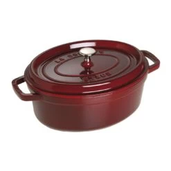 Staub Cocotte 29 Cm, Ovale, Grenadine, Fonte -Staub Cuisine 40509 364 0 2 1