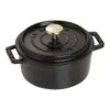Staub Cocotte 12 Cm, Rond(e), Noir, Fonte -Staub Cuisine 40509 471 0 1