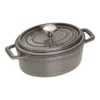Staub Cocotte 17 Cm, Ovale, Gris Graphite, Fonte -Staub Cuisine 40509 477 0 1
