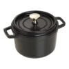 Staub Cocotte 16 Cm, Rond(e), Noir, Fonte -Staub Cuisine 40509 480 0 1