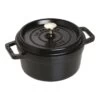Staub Cocotte 20 Cm, Rond(e), Noir, Fonte