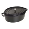 Staub Cocotte 41 Cm, Ovale, Noir, Fonte -Staub Cuisine 40509 509 0 1