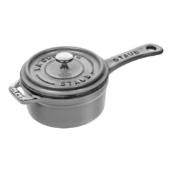 Staub Casserolette 10 Cm, Fonte, Gris Graphite