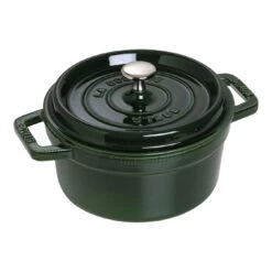 Staub Cocotte 22 Cm, Rond(e), Basilic, Fonte