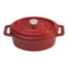 Staub Mini Cocotte 11 Cm, Ovale, Cerise, Fonte -Staub Cuisine 40509 807 0 1