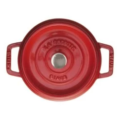 Staub Cocotte 18 Cm, Rond(e), Cerise, Fonte