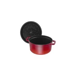 Staub Cocotte 22 Cm, Rond(e), Cerise, Fonte -Staub Cuisine 40509 814 0 5 2