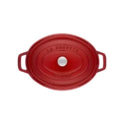 Staub Cocotte 23 Cm, Ovale, Cerise, Fonte 7 Staub Cocotte 23 Cm, Ovale, Cerise, Fonte -Staub Cuisine 40509 830 0 2 1