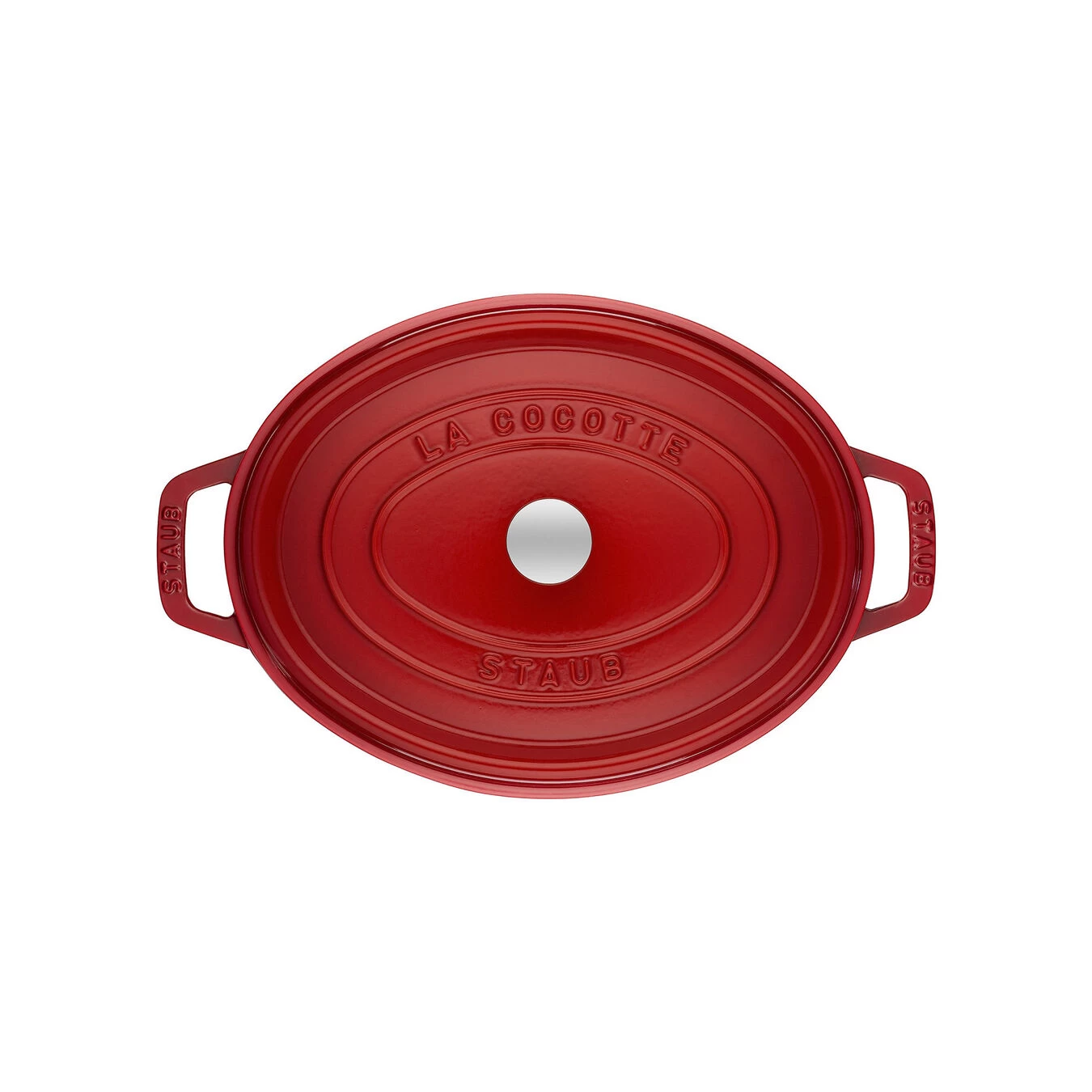 Staub Cocotte 23 Cm, Ovale, Cerise, Fonte 4 Staub Cocotte 23 Cm, Ovale, Cerise, Fonte – Image 2