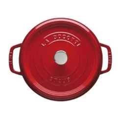 Staub Cocotte 24 Cm, Rond(e), Cerise, Fonte -Staub Cuisine 40509 835 0 3