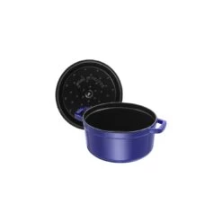 Staub Cocotte 22 Cm, Rond(e), Bleu Intense, Fonte -Staub Cuisine 40510 265 0 5 1
