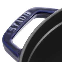 Staub Cocotte 24 Cm, Rond(e), Bleu Intense, Fonte -Staub Cuisine 40510 283 0 6 2