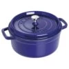 Staub Cocotte 26 Cm, Rond(e), Bleu Intense, Fonte