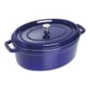 Staub Cocotte 33 Cm, Ovale, Bleu Intense, Fonte -Staub Cuisine 40510 290 0 1