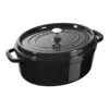 Staub Cocotte 29 Cm, Ovale, Noir Brillant, Fonte -Staub Cuisine 40510 638 1