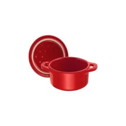 Staub Mini Cocotte 10 Cm, Rond(e), Cerise, Céramique -Staub Cuisine 40510 785 0 6