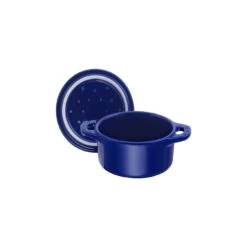 Staub Mini Cocotte 10 Cm, Rond(e), Bleu Intense, Céramique -Staub Cuisine 40510 786 0 6