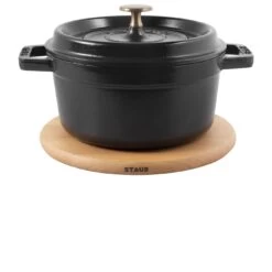 Staub Dessous-de-plat Magnétique 16 Cm, Rond(e), Hêtre -Staub Cuisine 40511 078 0 000000877