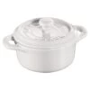 Staub Mini Cocotte 10 Cm, Rond(e), Blanc Pur, Céramique