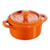 Staub Mini Cocotte 10 Cm, Rond(e), Orange, Céramique -Staub Cuisine 40511 085 0 1